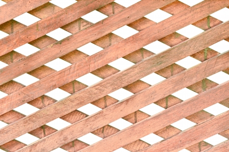 Vintage wood fence isolatedの写真素材