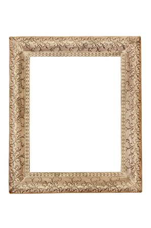 Vintage picture frame isolated のeditorial素材