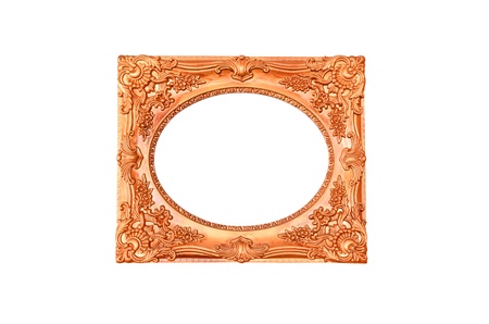 Vintage picture frame isolatedの写真素材