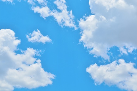 Blue sky with spaceの写真素材