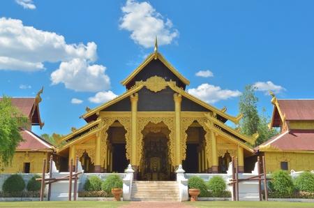 Ancient building at Surasri Camp, Kanchanaburi, Thailand の写真素材