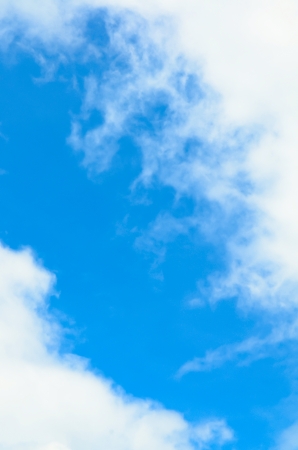 Blue sky with cloudsの写真素材