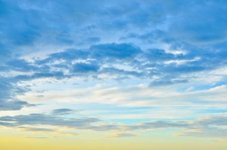 sky with cloudsの写真素材