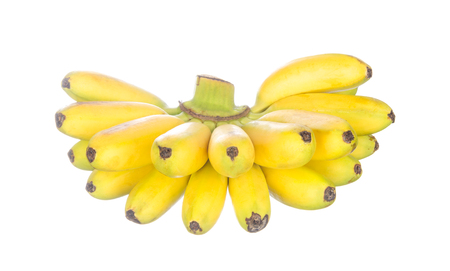 Bananas isolated on white backgroundの写真素材