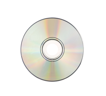 CD rom Isolated on whiteの写真素材
