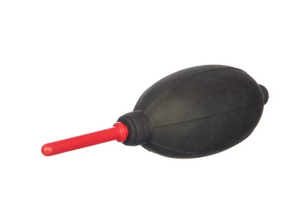 Air blower for clean dust isolated on white background
