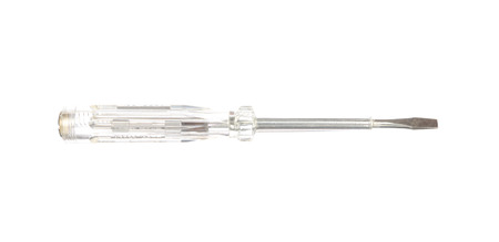 Screw driver isolated on white backgroundの写真素材