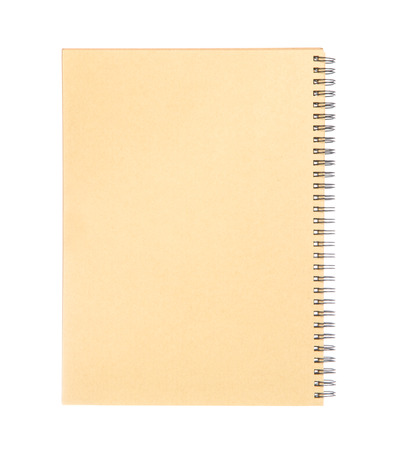 Blank book isolated on white backgroundの写真素材