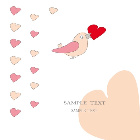 Cute card on festive occasionのイラスト素材