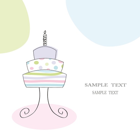 Cute card on festive occasionのイラスト素材
