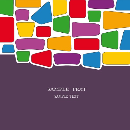 Colorful backdrop with geometric formのイラスト素材