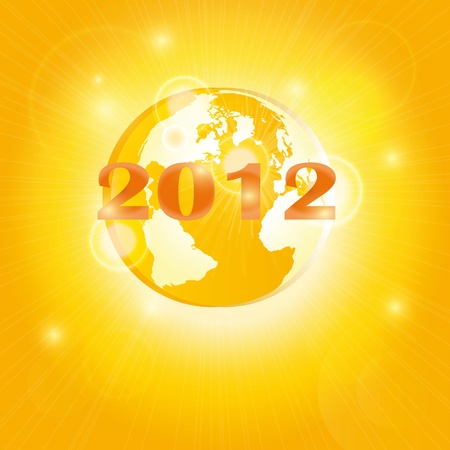 2012 year of the apocalypseのイラスト素材