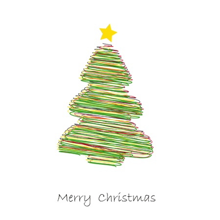 Drawing background on Christmas cardのイラスト素材