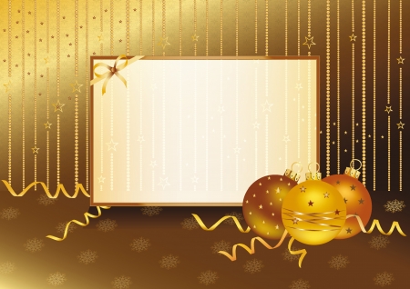 Elegant and gold christmas backgroundの写真素材