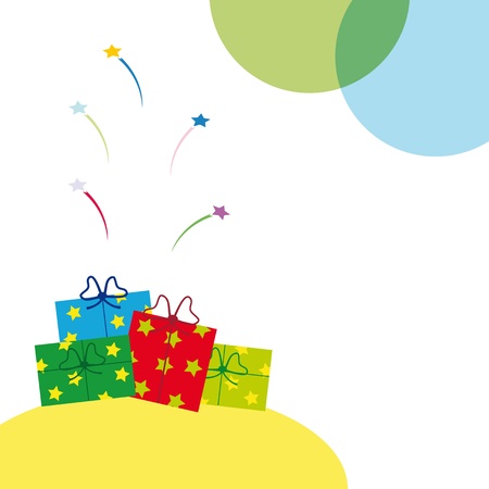 Christmas, New Year or birthday  backgroundのイラスト素材