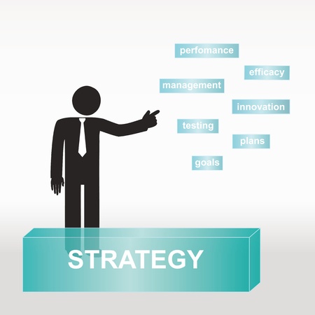figure explain strategy concept- concept abstract backgroundのイラスト素材