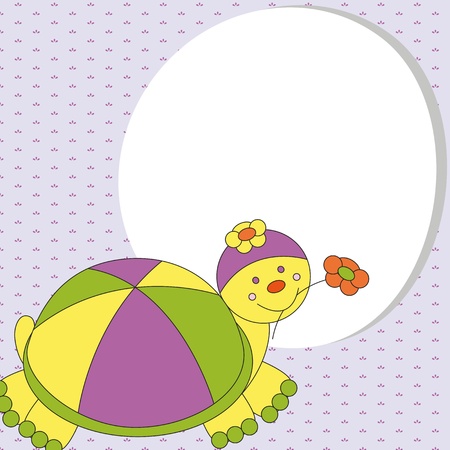 Cute card on special day, birthday exampleのイラスト素材