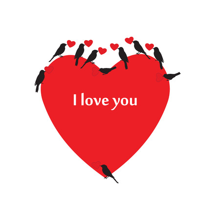 Heart and floral design, Hand Drawn Illustrationのイラスト素材