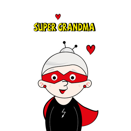 Great grandmother for happy grandma's dayのイラスト素材