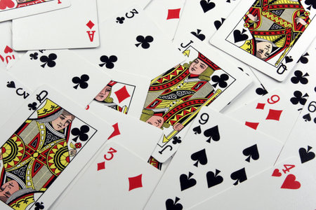 Playing Card Backgroundのeditorial素材