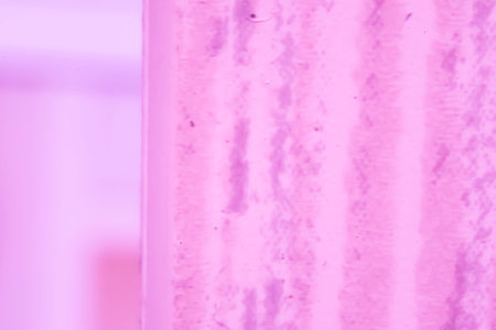 Pink creative wallpaper with abstract texture. Blurry shapes, lines and dots, decoration gradient...