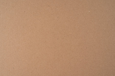 Seamless surface of recycle brown cardboard paper box texture background for design usage in high resolution and visible texture, copy space, flat layの写真素材