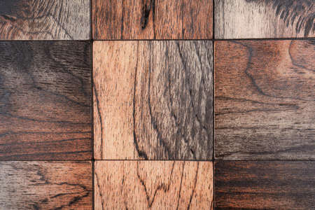 Wooden grunge wallpaper decorative wall - seamless background texture - repeating geometric tiles, top view, background useの写真素材