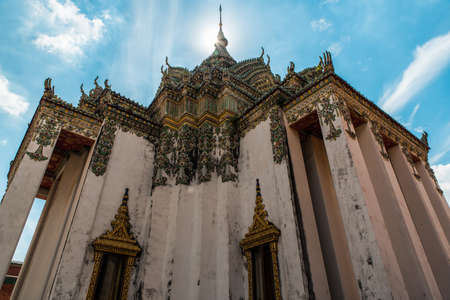 Wat Pho Temple in Bangkokの写真素材