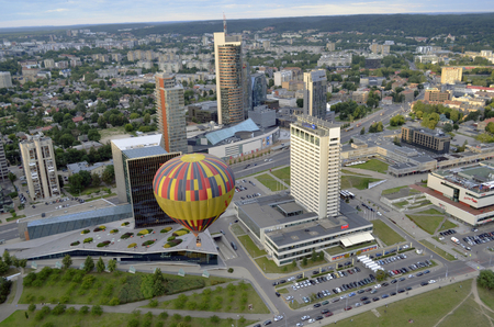 Aerial View of Vilnius Old Townのeditorial素材