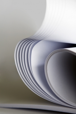 Paper in the book, decoratively presented の写真素材