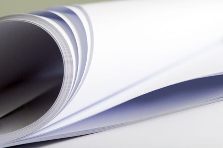 Paper in the book, decoratively presented の写真素材