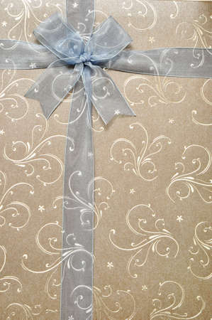 the gift box and wrapped with ribbon for special occasionの写真素材
