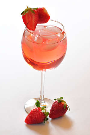 A wonderful refreshment cocktail, Strawberry paradiseの写真素材