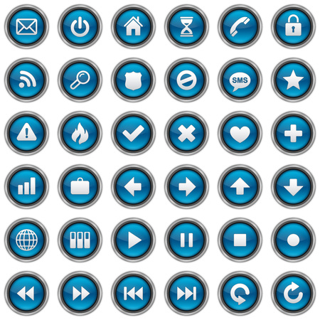 36 Web Iconsの写真素材