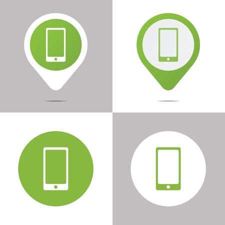 Set of digital book icons for web or print use. のイラスト素材