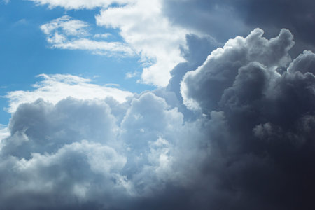 Storm Clouds Approaching on a Sunny Day