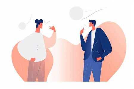 Constantly talking even when it isnt necessary Psychology emotions concept. AI generationの素材