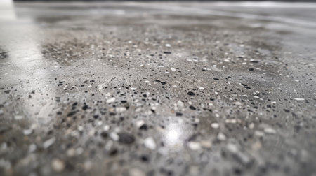 The polished surface of concrete appears almost pristine with a beautiful and understated quality. However tiny speckles of aggregate peek through the surface adding a touch of rawnesの素材