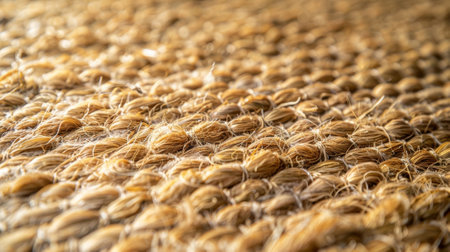 The straw fibers of the mat vary in thickness resulting in a unique and organic feel to the overall texture like a natural work of artの素材