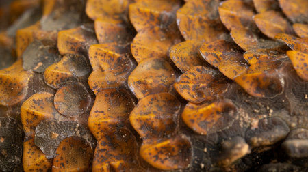 Short and stubby scales slightly raised and textured with tiny bumps resembling a of tiny pebbles or stonesの素材