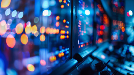 The observatorys control room is a hub of activity as scientists yze data and make sense of the mysterious neutrino signalsの素材