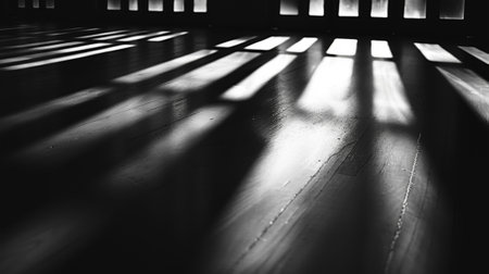 A minimalist black and white photograph of overlapping shadows suggesting the hidden but fundamental role of supersymmetric particles in our everyday realityの素材