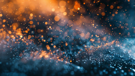 A constantly changing landscape of particles with no two moments ever the sameの素材