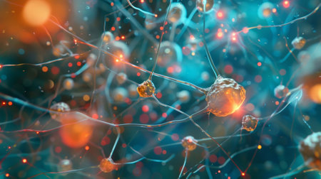 A network of mechanisms and contions humming with activitの素材