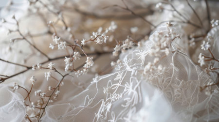 A vintageinspired clothing line featuring delicate birds nest lace patterns giving a nod to nature while still maintaining a fashionable and feminine look.の素材