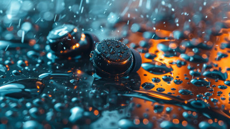 The sweat and waterresistant design of the earbuds making them suitable for intense workouts or outdoor activitiesの素材