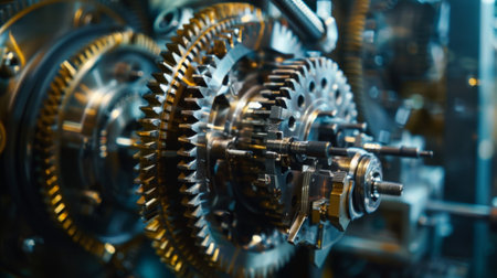 The synchronized humming of the machine creates an atmosphere of anticipation and excitementの素材