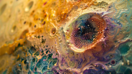 A fusion of science and art unveiling the beauty and chaos of the cosmos through heartfelt deliveryの素材