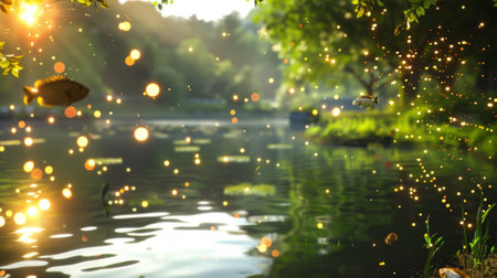 A leaderboard showcasing the top particle fishermen in the gameの素材