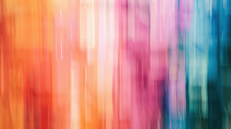 Hues merge and blend in a blurred display of artistic expressionの素材